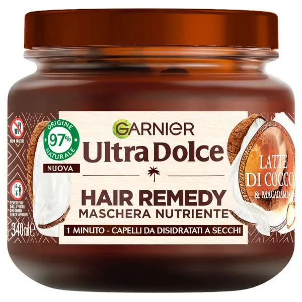 GARNIER Garnier Ultra Dolce Maschera Hair Remedy Cocco- 340ml - MegaPrezzo