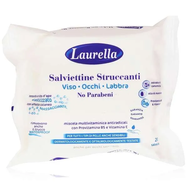 LAURELLA Laurella Salviettine Struccanti - 20pz - MegaPrezzo