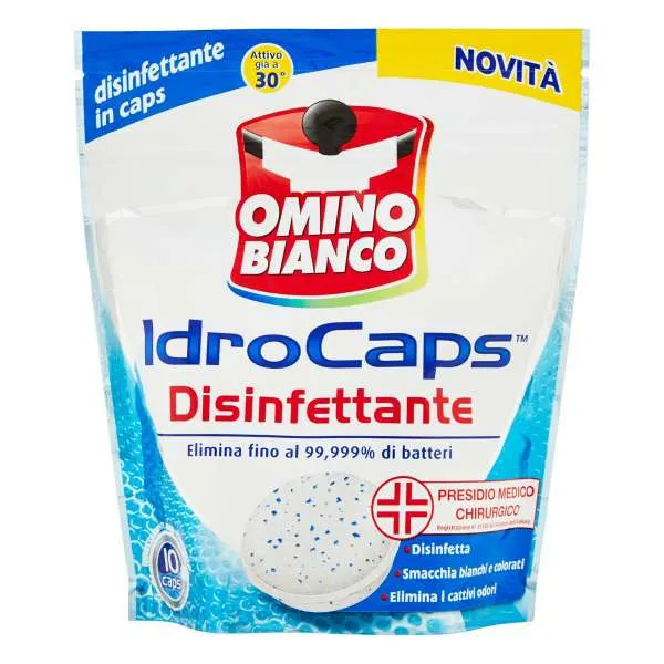 OMINO BIANCO Omino Bianco Additivo 100più Idrocapsule Igienizzanti - 10x20gr - MegaPrezzo