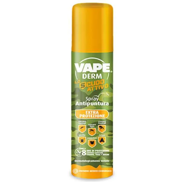 VAPE Vape Derm Spray Antipuntura Scudo Attivo - 100ml - MegaPrezzo