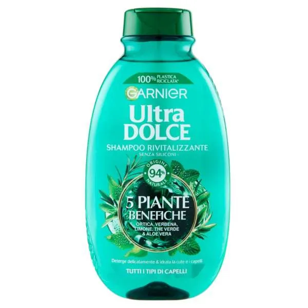 GARNIER Garnier Ultra Dolce Shampoo 5 Piante - 250ml - MegaPrezzo
