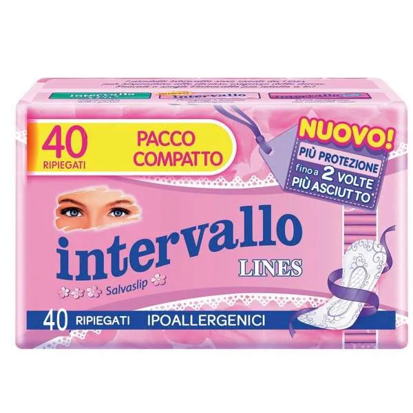 LINES Lines Intervallo Ultra Assorbenti ProteggiSlip - 40pz - MegaPrezzo