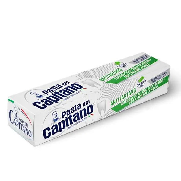 PASTA DEL CAPITANO Pasta del Capitano Dentifricio Menta Bio Antitartaro - 100ml - MegaPrezzo