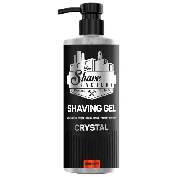 THE SHAVE FACTORY The Shave Factory Shaving Gel da Barba 1000ml - Crystal - MegaPrezzo