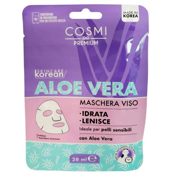 COSMI ITALIA Cosmi Maschera Viso Korean - Aloe Vera - MegaPrezzo