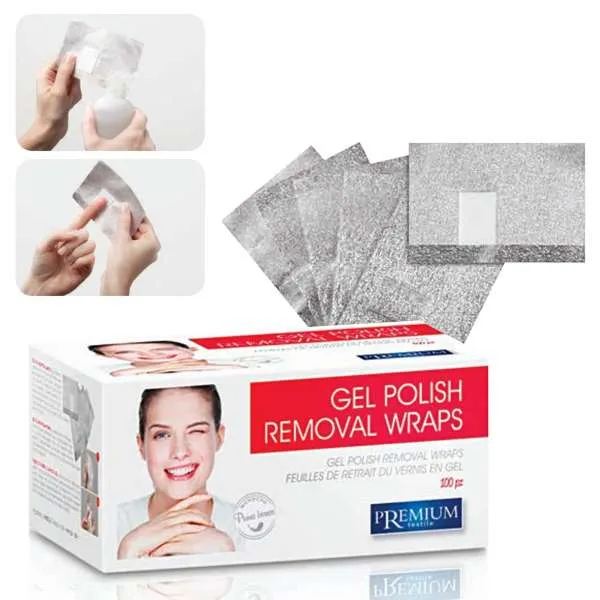 ROIAL Xanitalia Premium Fogli Gel Polish Removal Wraps - 100pz - MegaPrezzo