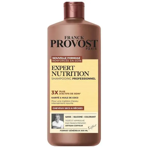 PROVOST Franck Provost Shampoo Expert Nutrition 500ml - Capelli Secchi - MegaPrezzo