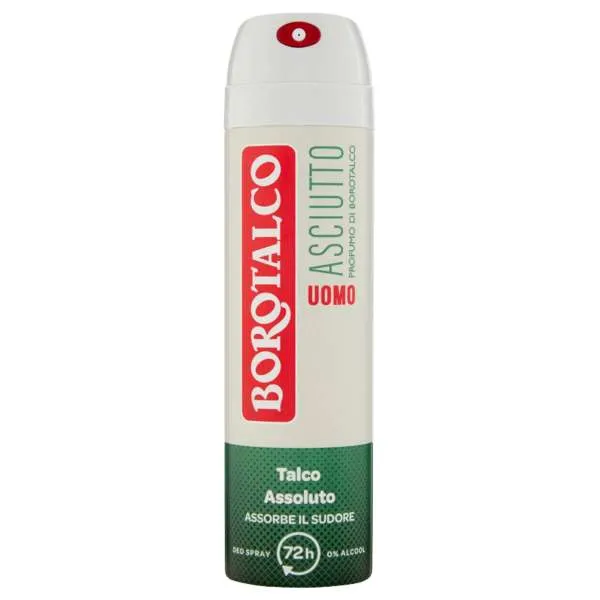 BOROTALCO Borotalco Uomo Deodorante Spray 150ml - Asciutto Borotalco - MegaPrezzo