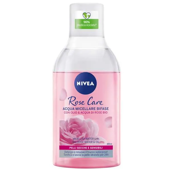 NIVEA Nive Acqua Micellare Bifare Acqua di Rose - 400ml - MegaPrezzo