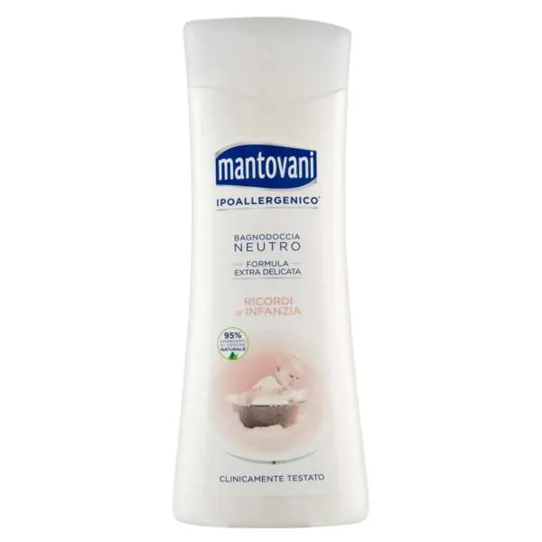 MANTOVANI Mantovani Bagnoschiuma Neutro Ricordi Infanzia - 400ml - MegaPrezzo