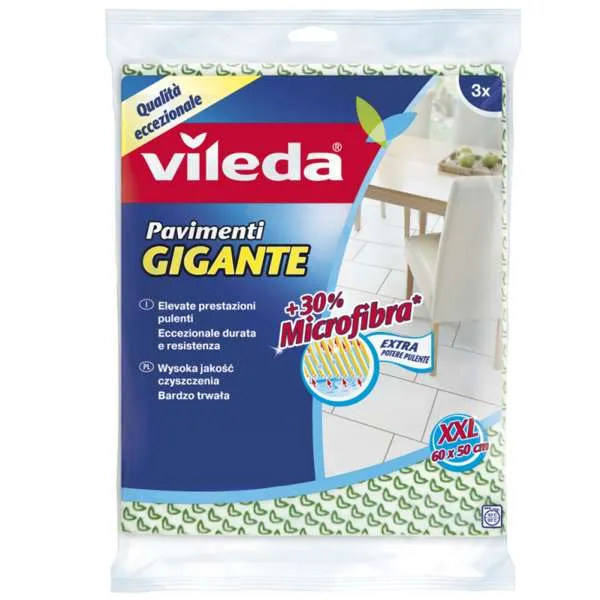 VILEDA Vileda Panno Pavimento Gigante - 3pz - MegaPrezzo