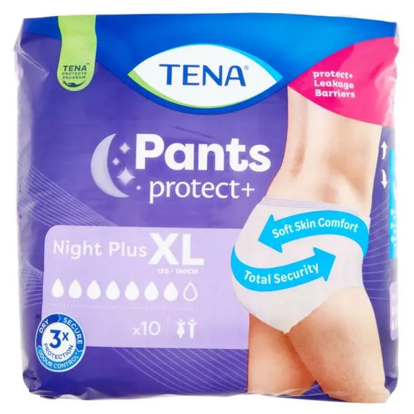 TENA Tena Pants Protect+ Night Plus Misura XL - 10pz - MegaPrezzo