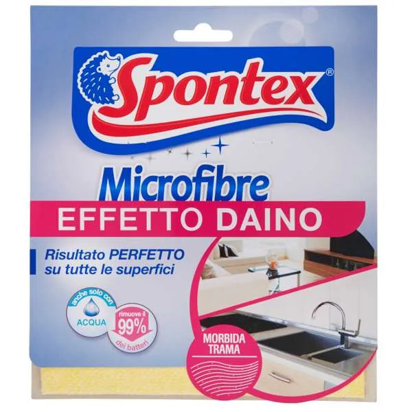 SPONTEX Spontex Microfibra Effetto Daino - MegaPrezzo