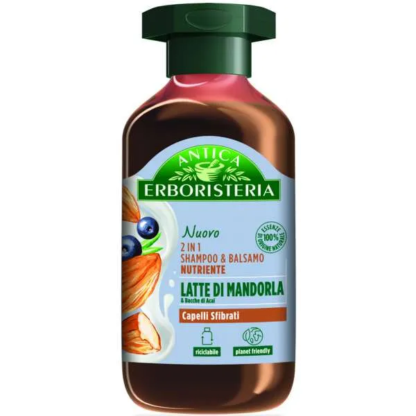 ANTICA ERBORISTERIA Antica Erboristeria Shampoo 250ml - Latte di Mandorla - MegaPrezzo