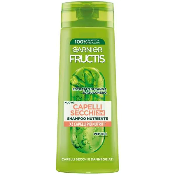 GARNIER Garnier Fructis Shampoo 2in1 Capelli Secchi - 250ml - MegaPrezzo