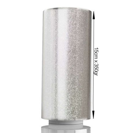 Carta Stagnola Goffrata Argento 15cm - 350gr