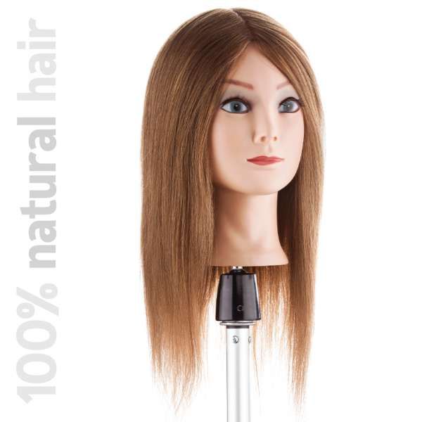 XANITALIA Testina Studio Capelli Naturali 35-40cm - Medio Lungo - MegaPrezzo