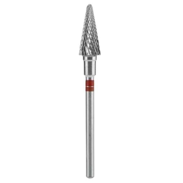 STALEKS PRO Staleks Pro Punta Fresa per Mancini Carbide Conica Rosso - 6mm - MegaPrezzo