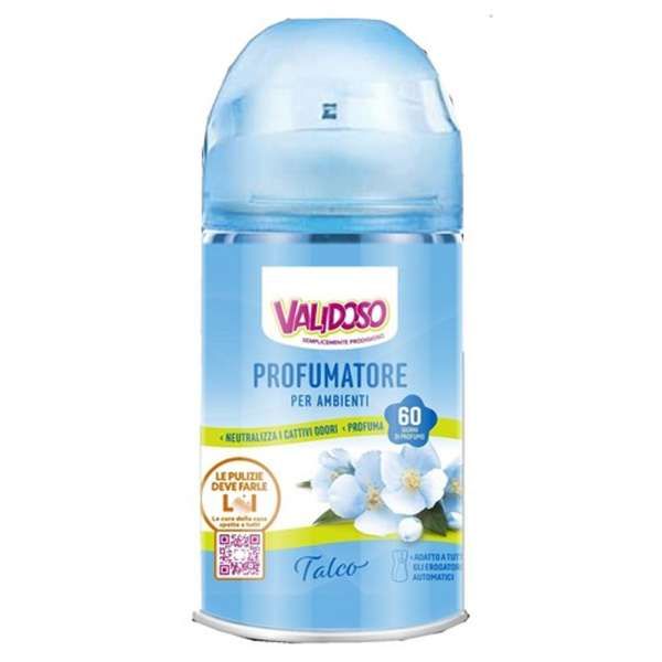 VALIDOSO Validoso Deodorante per Erogatori Automatici 250ml - Talco - MegaPrezzo
