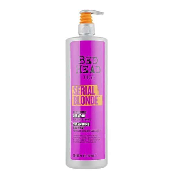 TIGI Tigi Bed Head Serial Blonde Restoring Shampoo Capelli Biondi - 970ml - MegaPrezzo