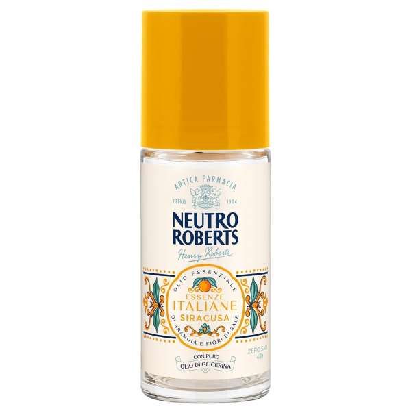 NEUTRO ROBERTS Neutro Roberts Dodorante Roll-On 50ml - Essenze Italiane Siracusa - MegaPrezzo