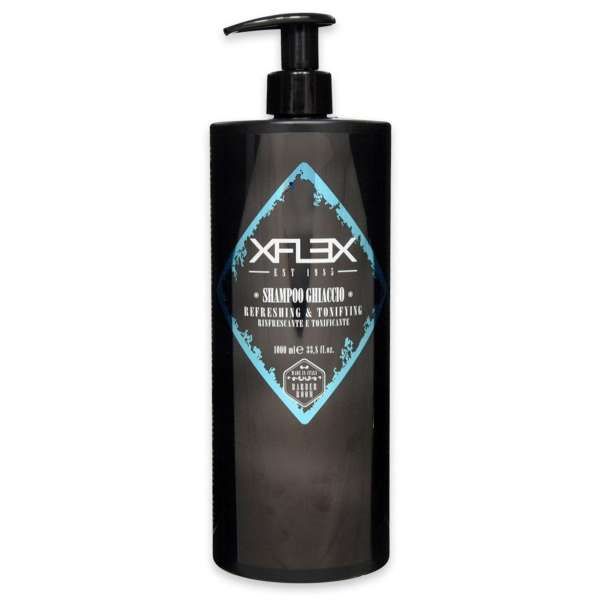 EDELSTEIN Xflex Shampoo Ghiaccio Rinfrescante Tonificante - 1000ml - MegaPrezzo