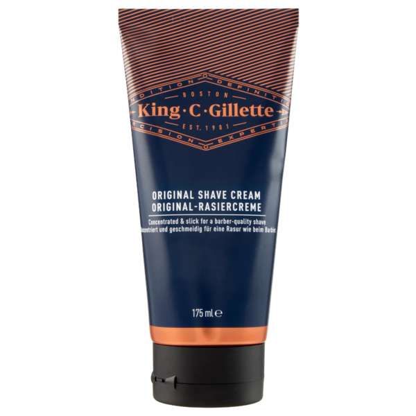 GILLETTE Gillette King Crema da Barba 175ml - Original - MegaPrezzo