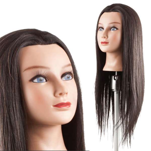 XANITALIA Testina Studio 45/50cm Capelli 40% Naturali 60% Sintetici Colore 4 - MegaPrezzo