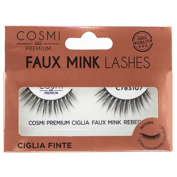 COSMI ITALIA Cosmi Ciglia Finte Faux Mink - Rebeca - MegaPrezzo
