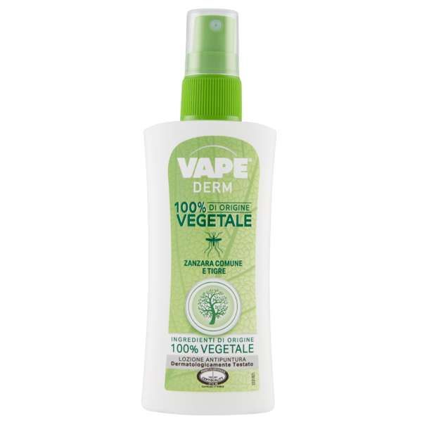VAPE Vape Derm Lozione Antipuntura Vegetale - 100ml - MegaPrezzo