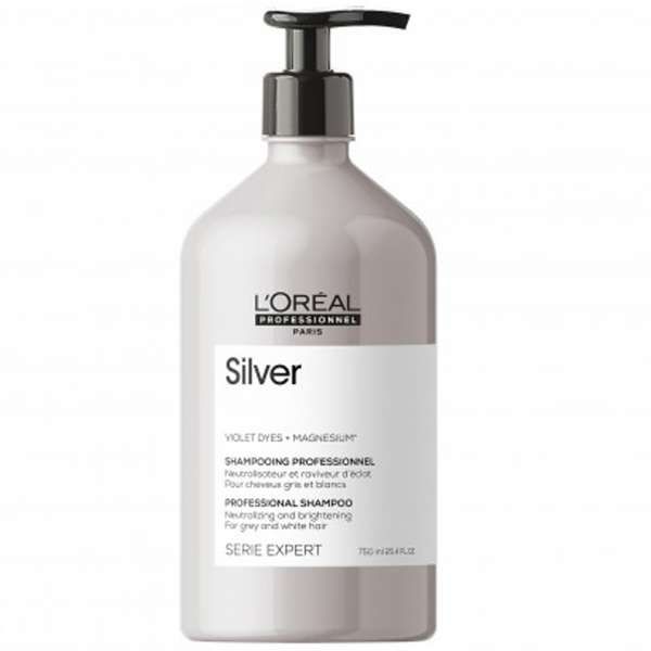 LOREAL PROFESSIONNEL Loreal Expert Silver Shampoo Capelli Grigi e Bianchi - 500ml - MegaPrezzo