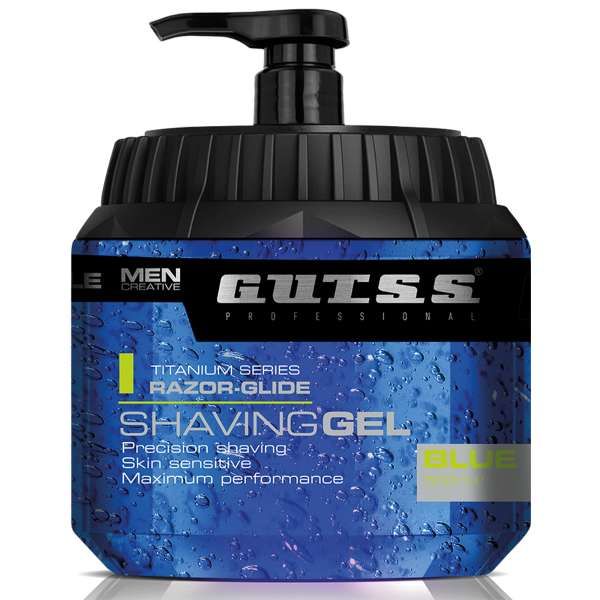 GUTSS Gutss Titanium Shaving Gel da Barba 500ml - Blue - MegaPrezzo