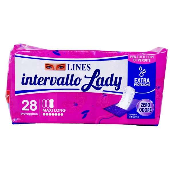 LINES Lines Intervallo Lady Proteggislip Maxi Long - 28pz - MegaPrezzo