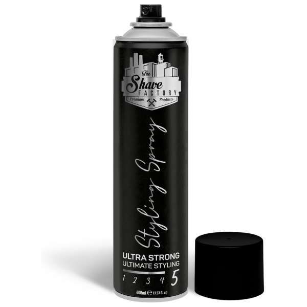 THE SHAVE FACTORY The Shave Factory Styling Spray Lacca 400ml - Ultra Strong - MegaPrezzo