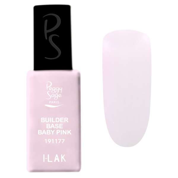 PEGGYSAGE Peggy Sage I-LAK Builder Base per Semipermanente 11ml - Baby Pink - MegaPrezzo