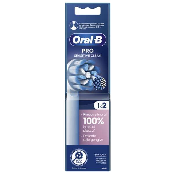 AZ - ORAL B Oral-B Testine di Ricambio Pro Sensitive Clean - 2pz - MegaPrezzo