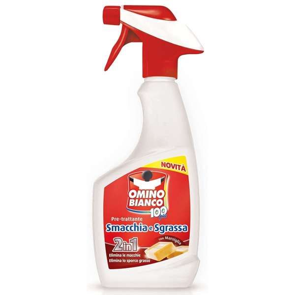 OMINO BIANCO Omino Bianco Smacchia e Sgrassa 2in1 - 500ml - MegaPrezzo
