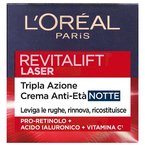 LOREAL PARIS Loreal Paris Revitalift Laser X3 Crema Notte - 50ml - MegaPrezzo