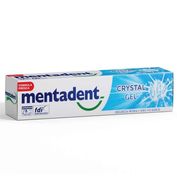 MENTADENT Mentadent Dentifricio Crystal Gel - 75ml - MegaPrezzo