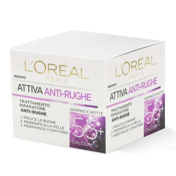 LOREAL PARIS Loreal Paris Attiva Anti Rughe Riparatore Giorno Notte - 50ml - MegaPrezzo