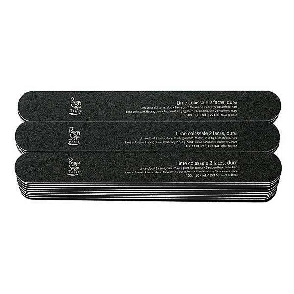 PEGGYSAGE Peggy Sage Lima Double Face Lavabile Colossal 30 pezzi - 100/180 - MegaPrezzo