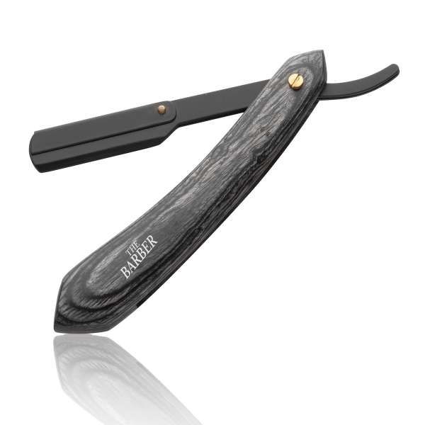 XANITALIA The Barber Rasoio Wood Carbon Mezza Lama Intercambiabile - MegaPrezzo