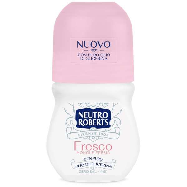NEUTRO ROBERTS Neutro Roberts Dodorante Roll-On 50ml - Fresco Monoi e Fresia - MegaPrezzo