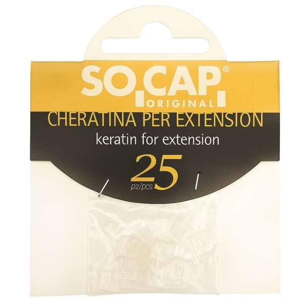 SOCAP Socap Cheratina Trasparente per Extension - 25pz - MegaPrezzo