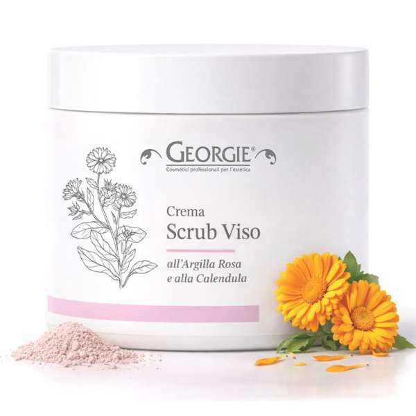 GEORGIE Georgie Crema Scrub Viso con Argilla Rossa e Calendula - 250ml - MegaPrezzo
