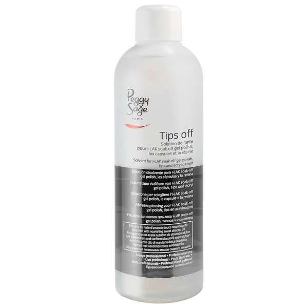 PEGGYSAGE Peggy Sage Tips off solvente I-Lak - 500ml - MegaPrezzo