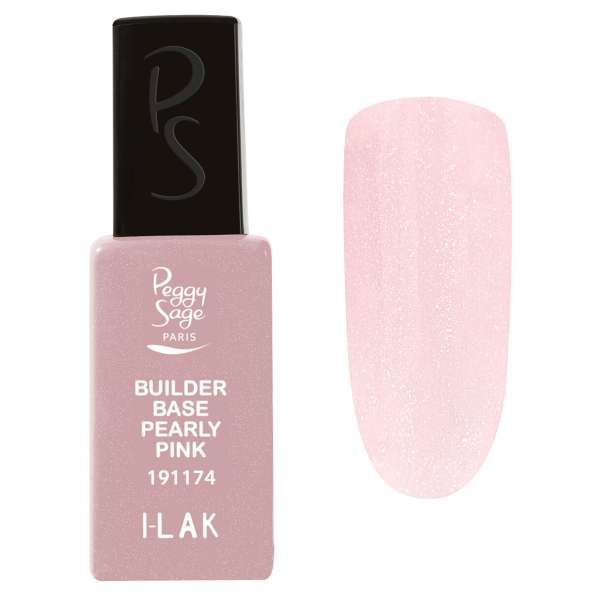 PEGGYSAGE Peggy Sage I-LAK Builder Base per Semipermanente 11ml - Pearly Pink - MegaPrezzo
