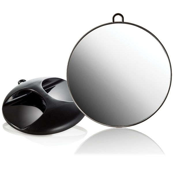 XANITALIA Specchio Circle Parrucchiere da 29cm - Black - MegaPrezzo