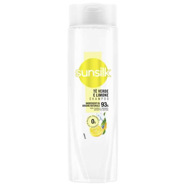SUNSILK Sunsilk Shampoo Te Verde e Limone - 250ml - MegaPrezzo