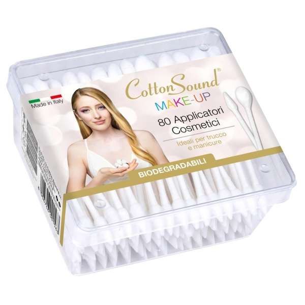 COTTON SOUND Cotton Sound Bastoncini Cotton Fioc Make Up - 80pz - MegaPrezzo
